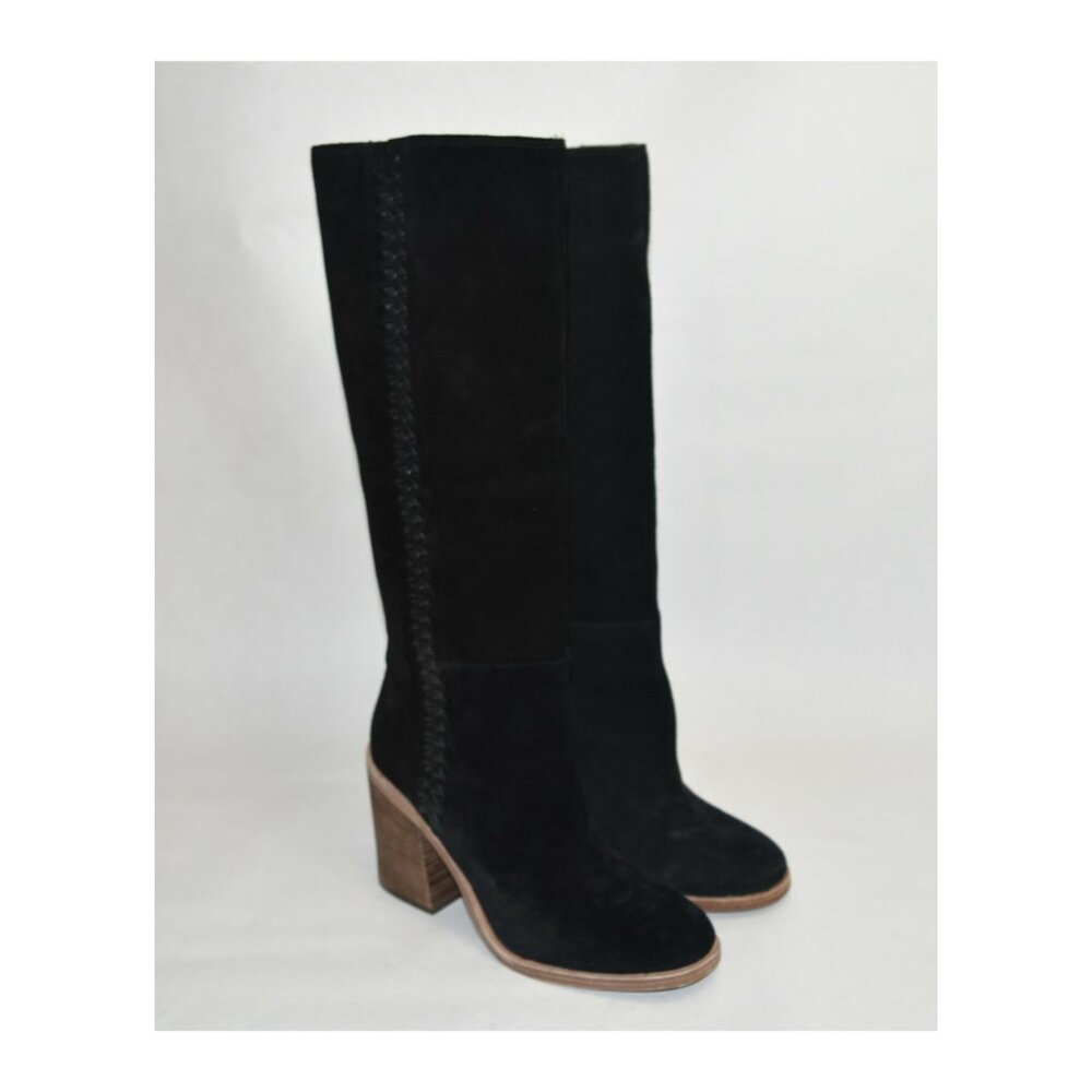 New! Ugg Maeva Suede Boot Black Size 10  1018941 C01